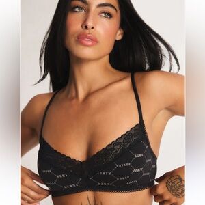 NWT! Savage X Fenty Cotton Essentials Lace-Trim Bralette Size 3X